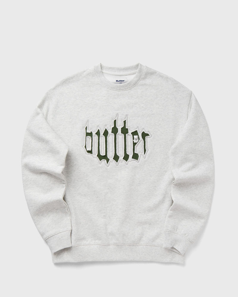 Butter Goods Cut Out Applique Crewneck Beige