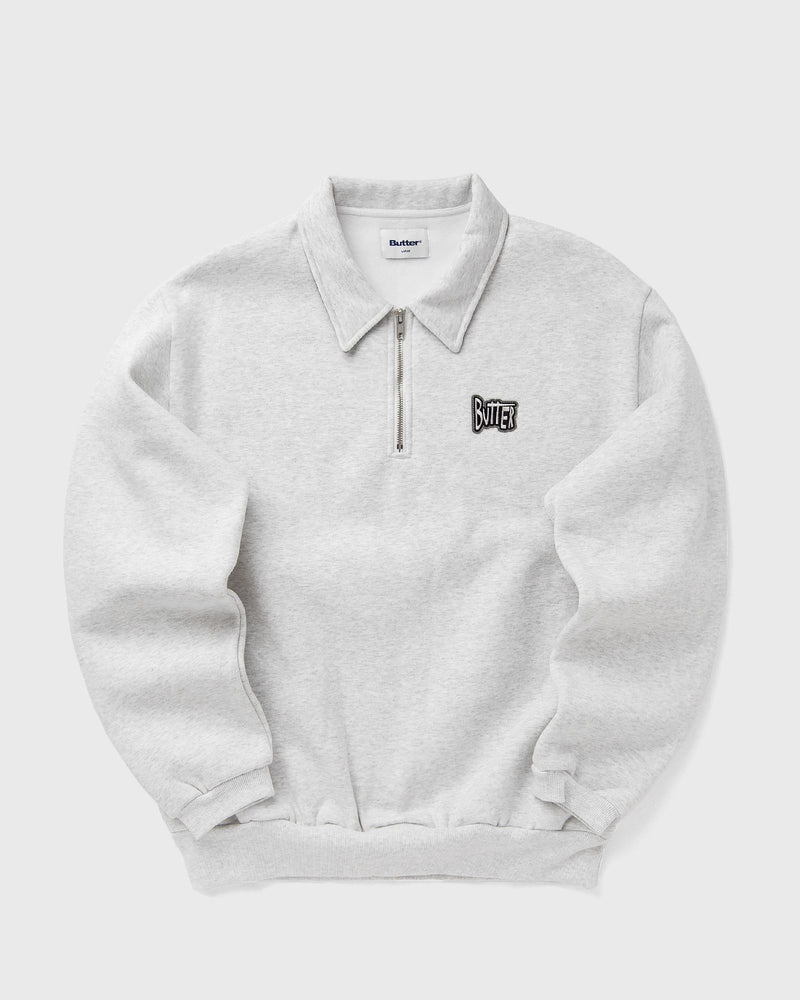 Butter Goods Sketch 1/4 Zip Sweater Grey
