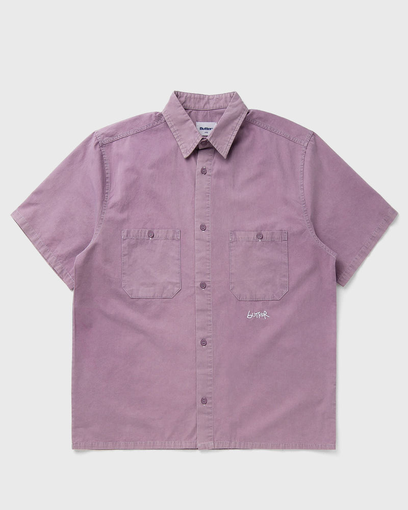 Butter Goods Contrast Stitch S/S Shirt Purple