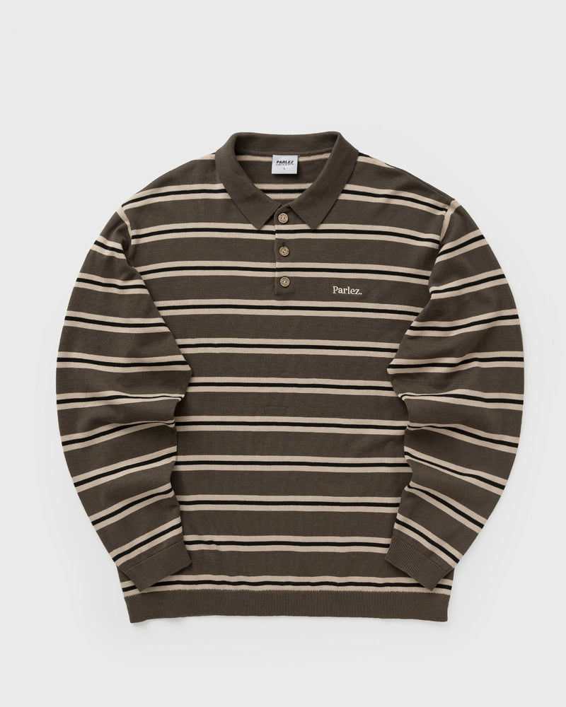 Parlez Aspen Longsleeve Polo Knit Green