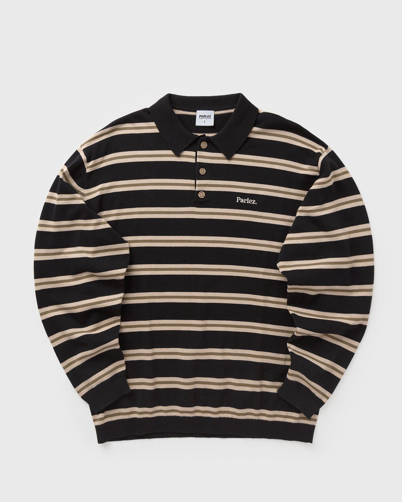 Parlez Aspen Longsleeve Polo Knit Black