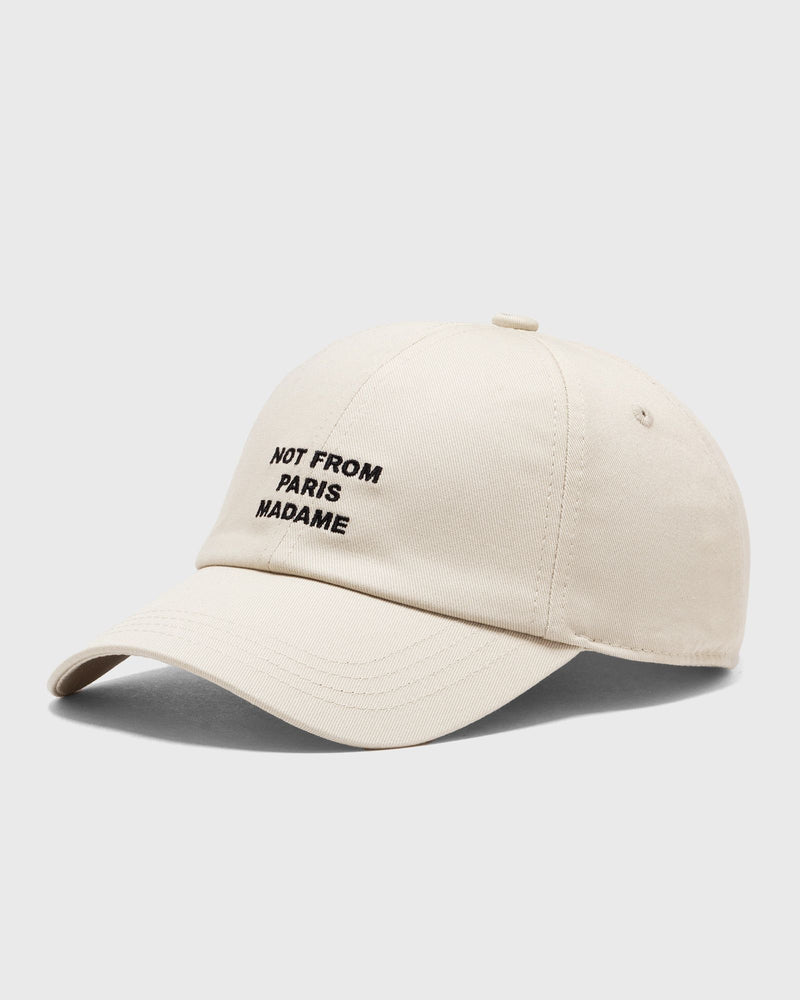 Drôle de Monsieur LA Casquette Slogan Beige