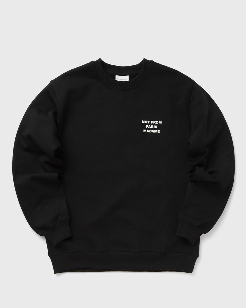 Drôle de Monsieur le Sweatshirt Slogan Black