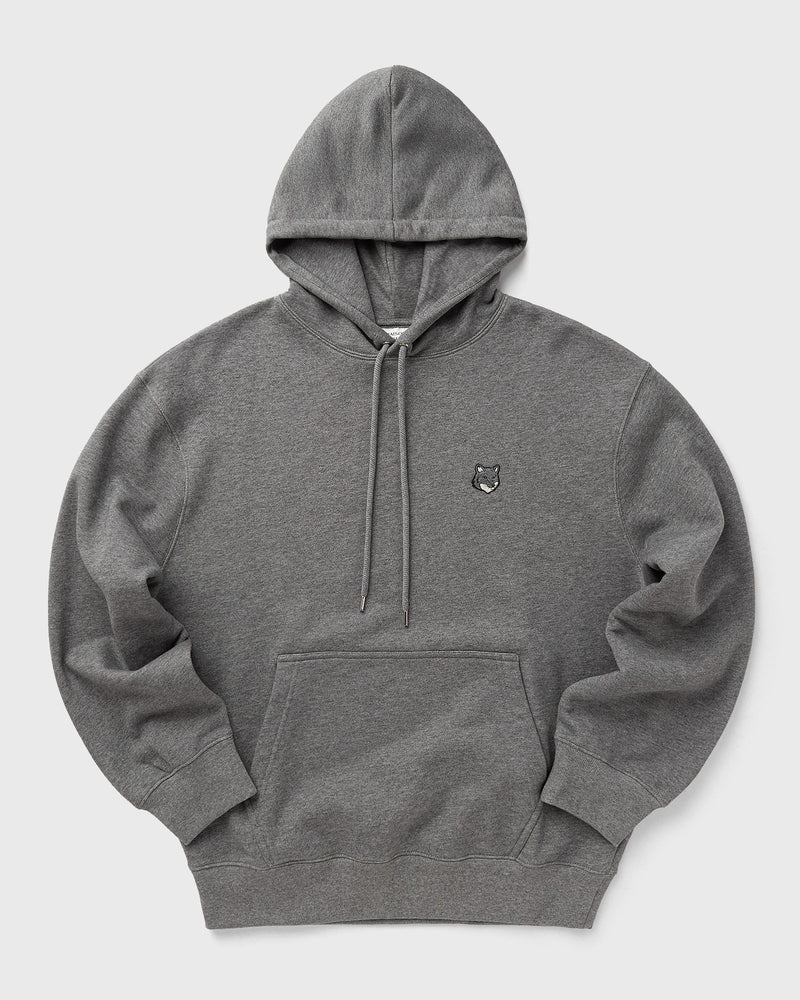Maison Kitsune Fox Head Comfort Hoodie Grey