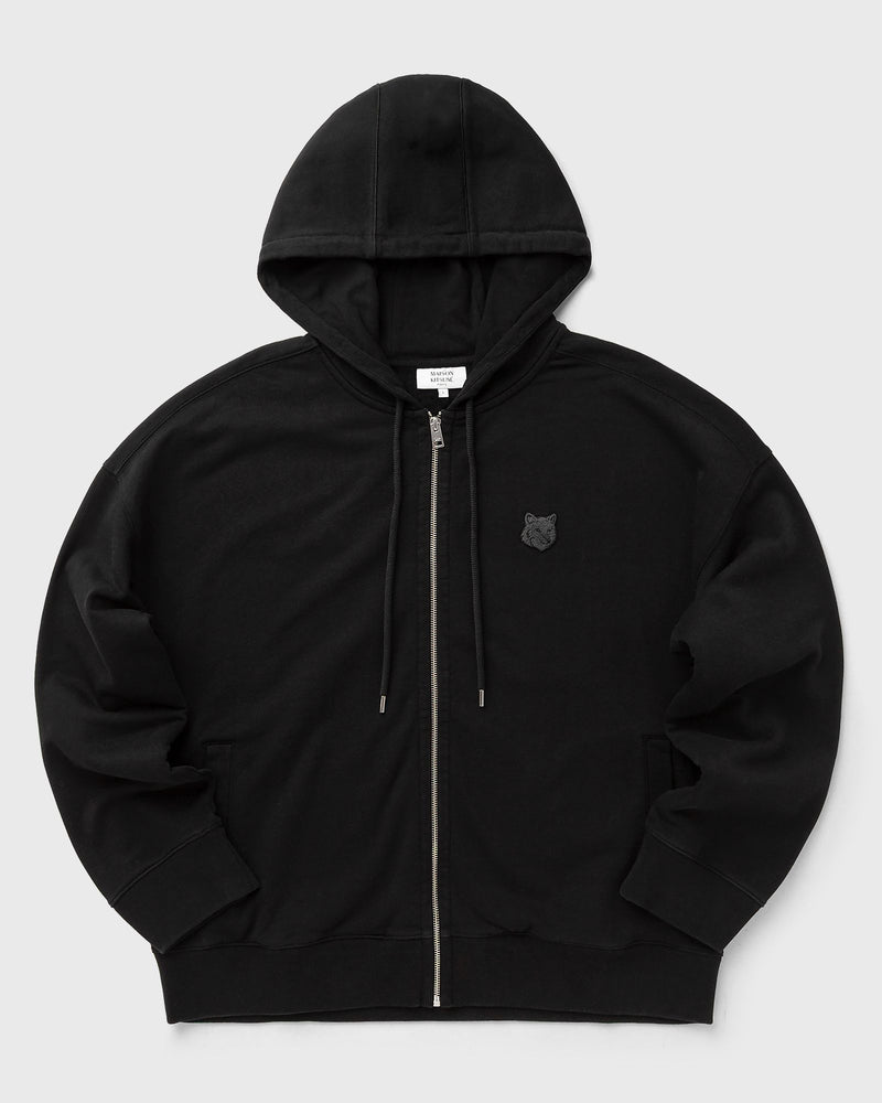 Maison Kitsune Fox Head Zipped Oversize Hoodie White