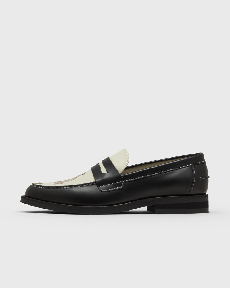 Duke & Dexter Wilde Dalmation Penny Loafer Black