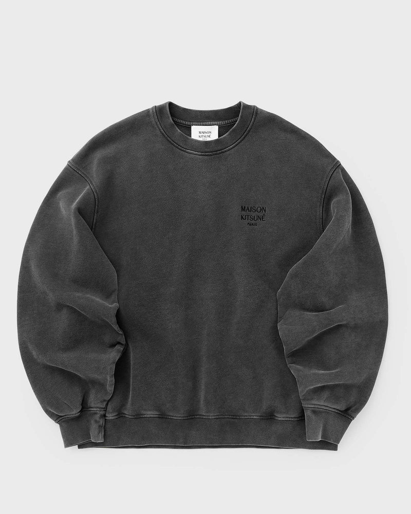 Maison Kitsune Gallery Faded Relaxed Sweatshirt Black