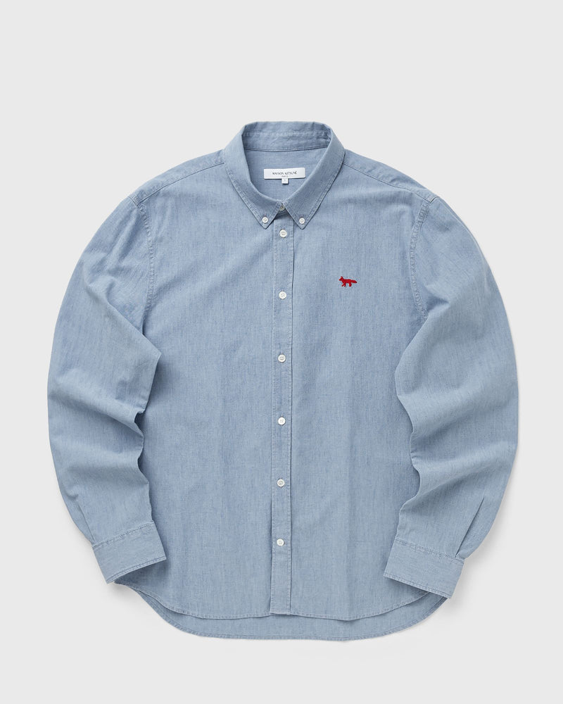 Maison Kitsune Profile Fox Regular Shirt Blue