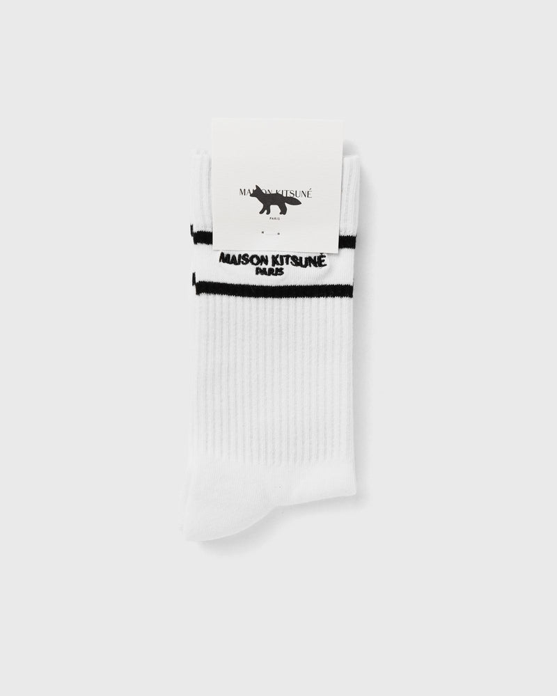 Maison Kitsune Paris Sporty Socks White