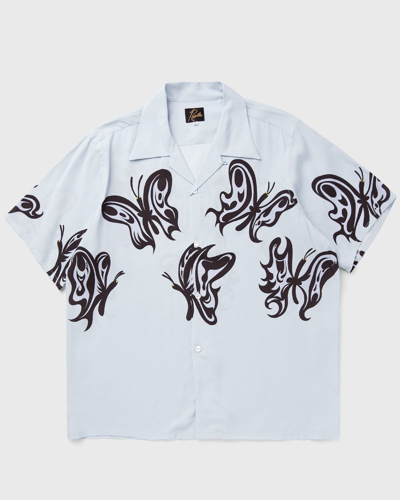 Needles X Kae Tanaka S/S One-Up Shirt - Kt Papillon Blue