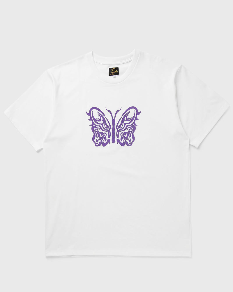 Needles X Kae Tanaka S/S Crew Neck Tee - Poly Jersey / Kt Papillon White