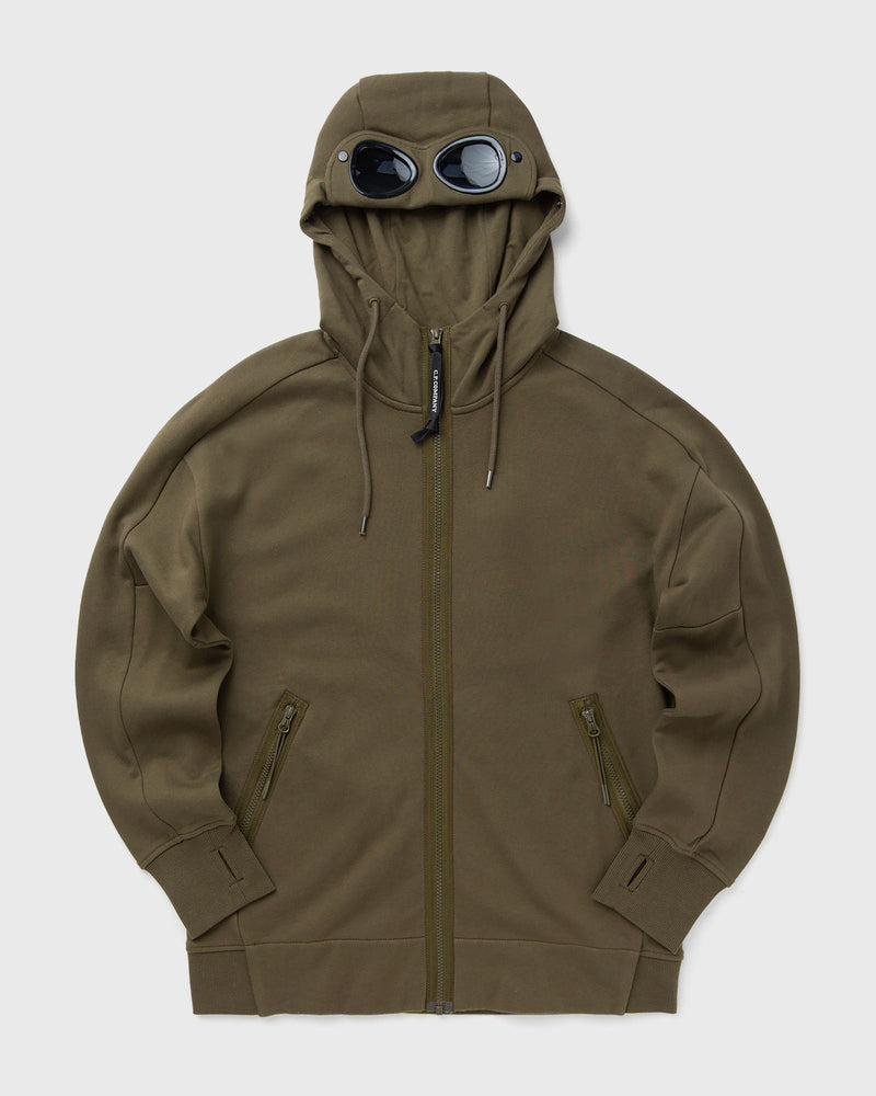 C.p. Company Sweatshirts - Hooded Open Green