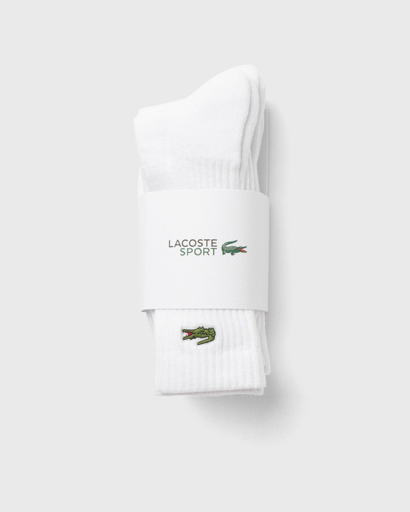 Lacoste 3-Pack Sport Socks White