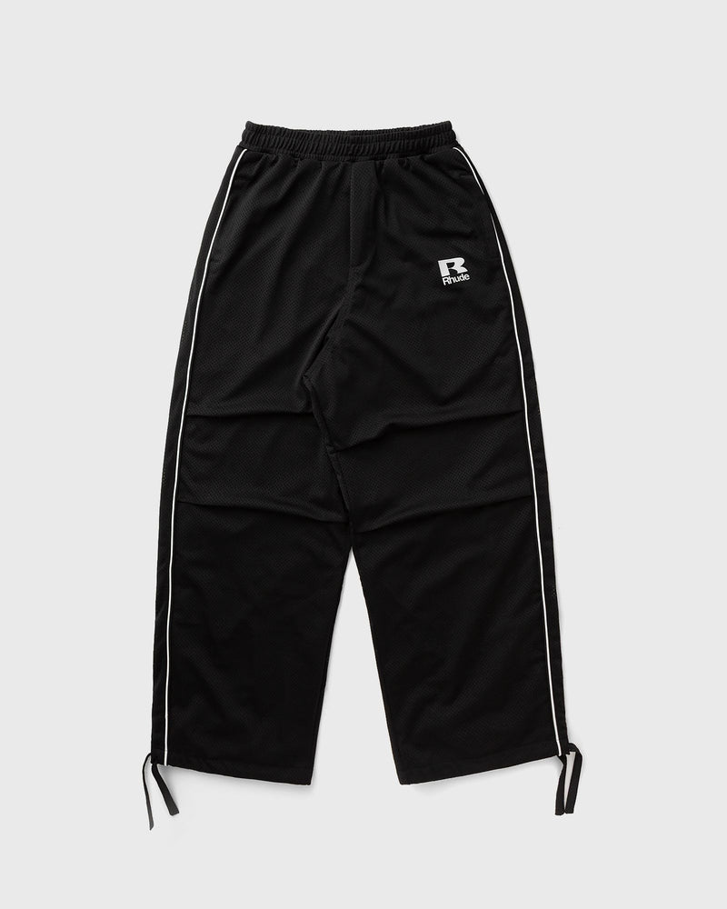 Rhude Mesh Piping Parachute Track Pant Black