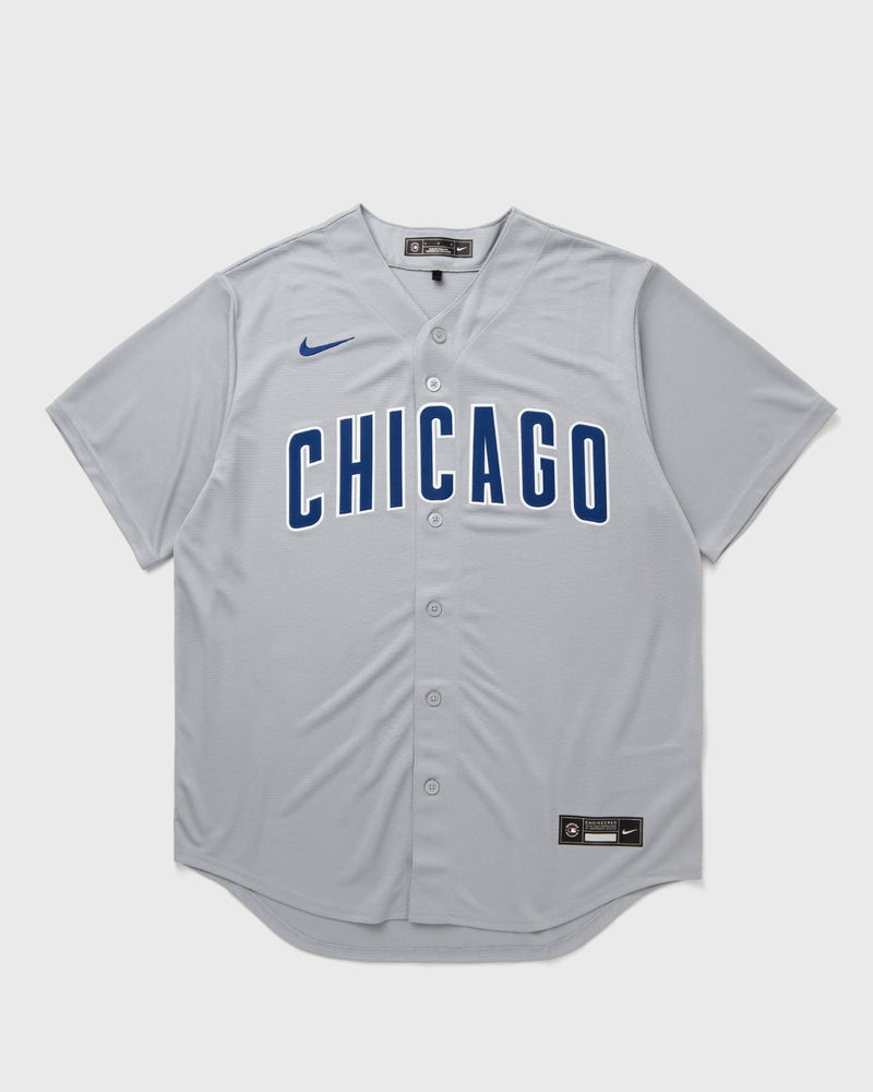 Nike MLB Chicago Cubs Replica Road Jersey Grey