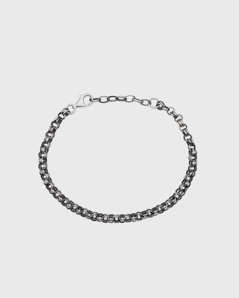 Serge Denimes Silver Maille Bracelet