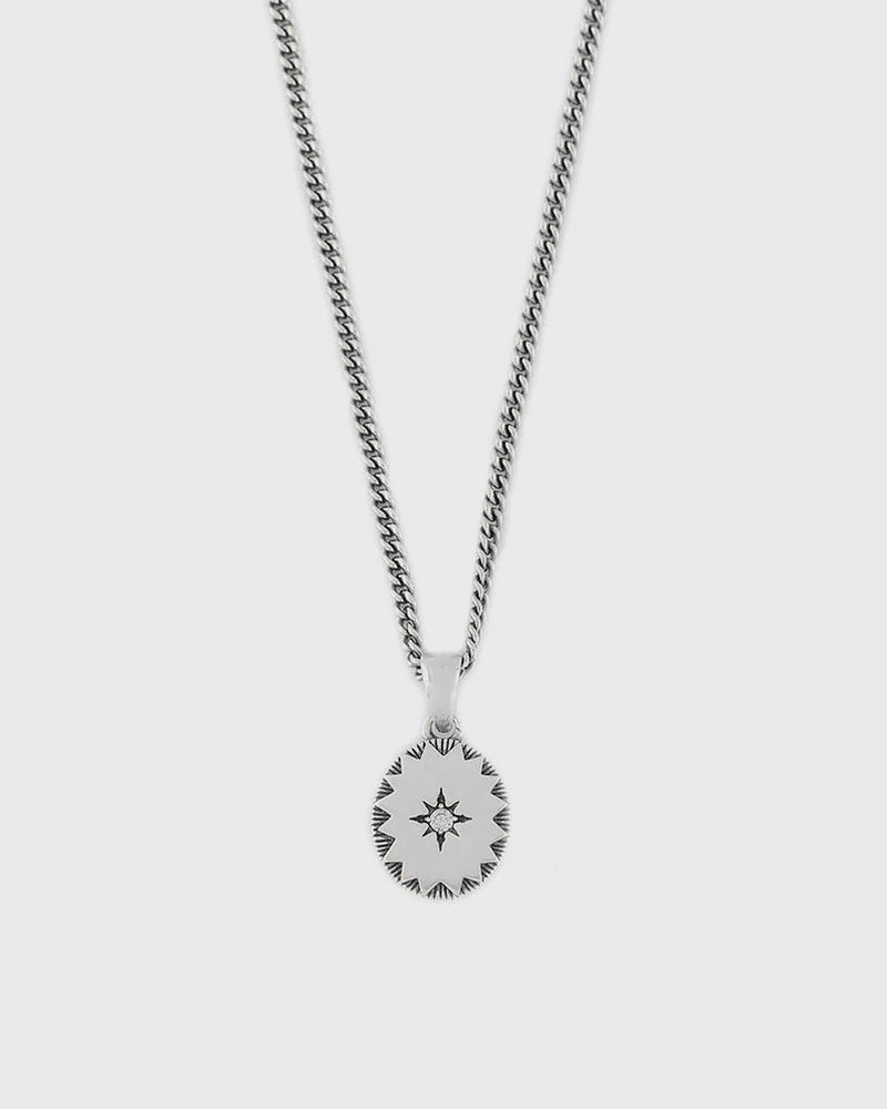 Serge Denimes Silver Chrysler Necklace