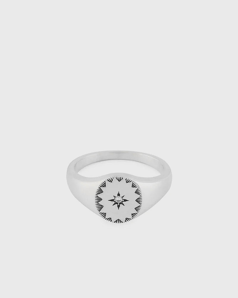 Serge Denimes Silver Chrysler Ring