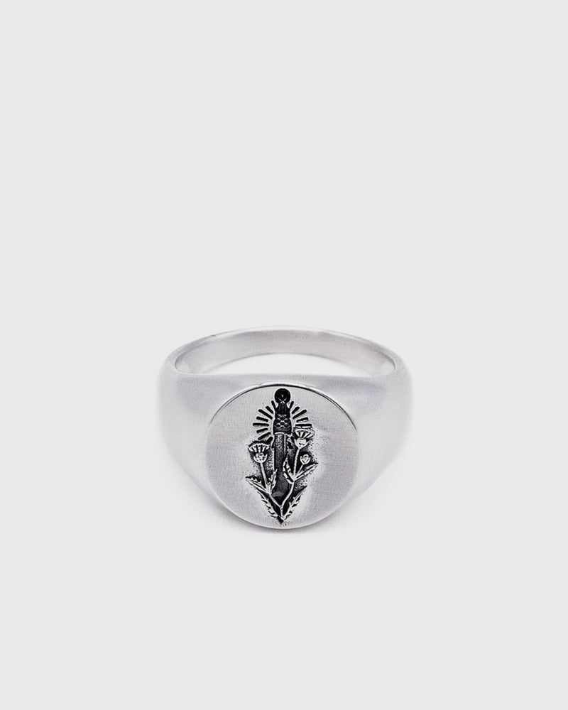 Serge Denimes Silver Defence Ring
