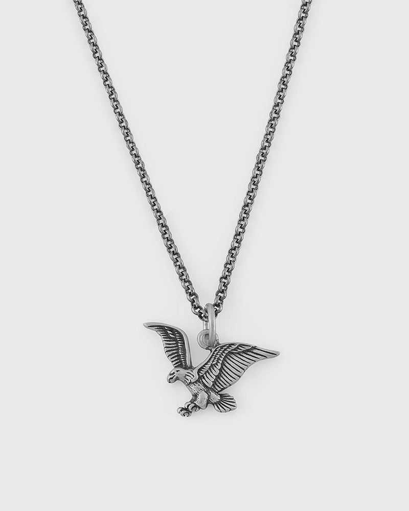 Serge Denimes Silver Eagle Necklace