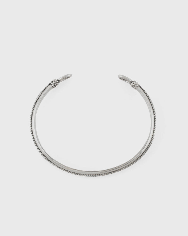 Serge Denimes Silver Lasso Bangle