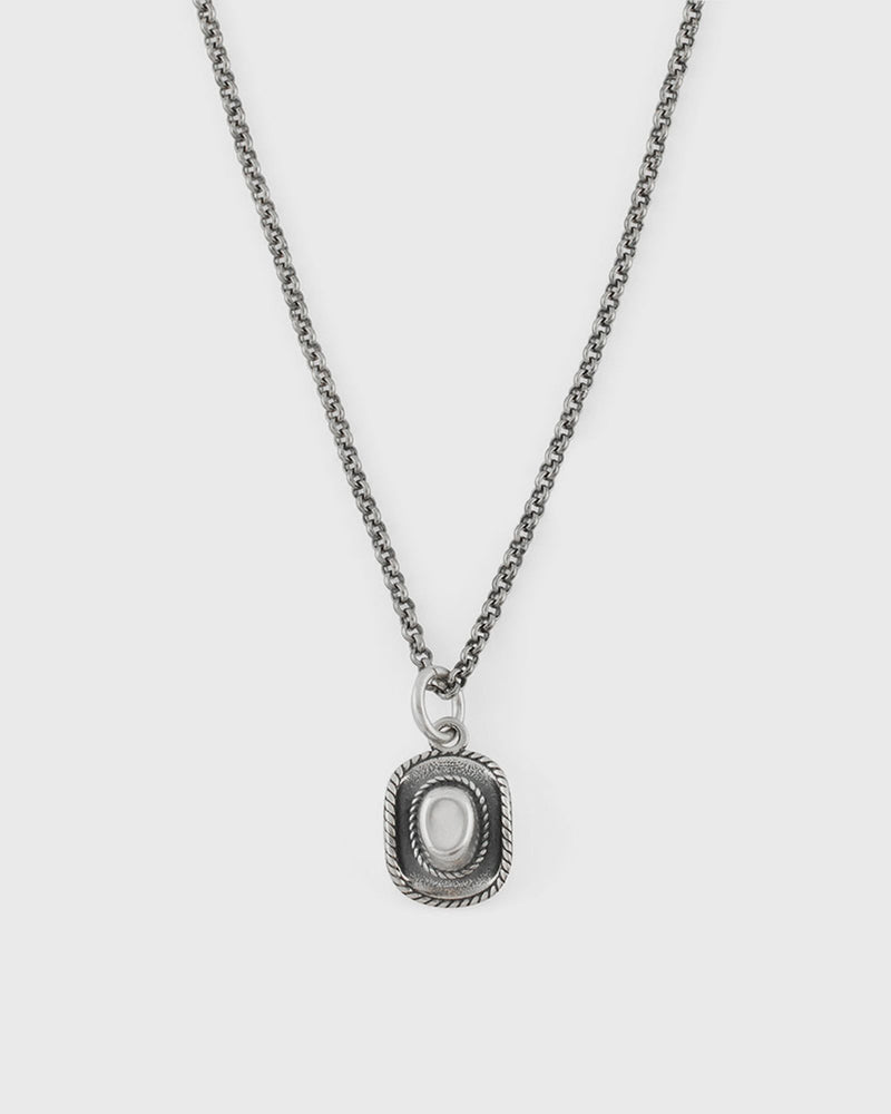Serge Denimes Silver Stetson Necklace
