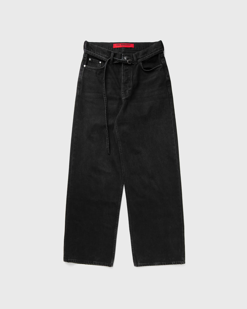 032C Down to Earth Wide Leg Jean Black