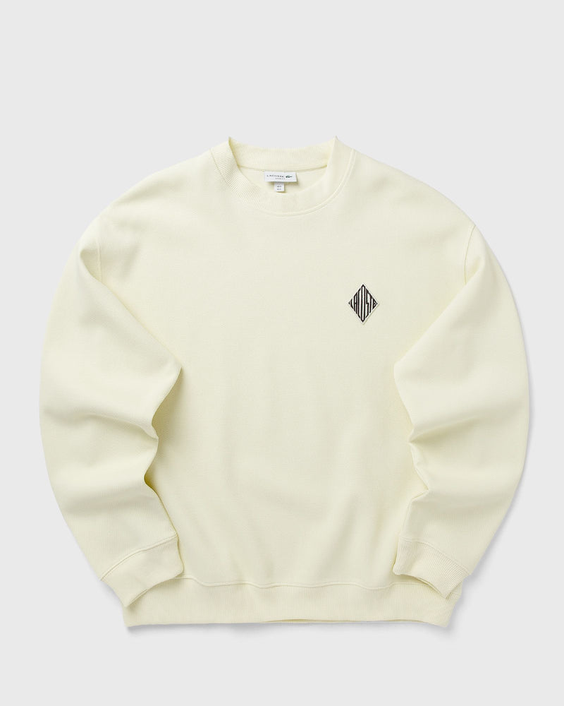 Lacoste Double Face Piquò Badge Sweatshirt Beige