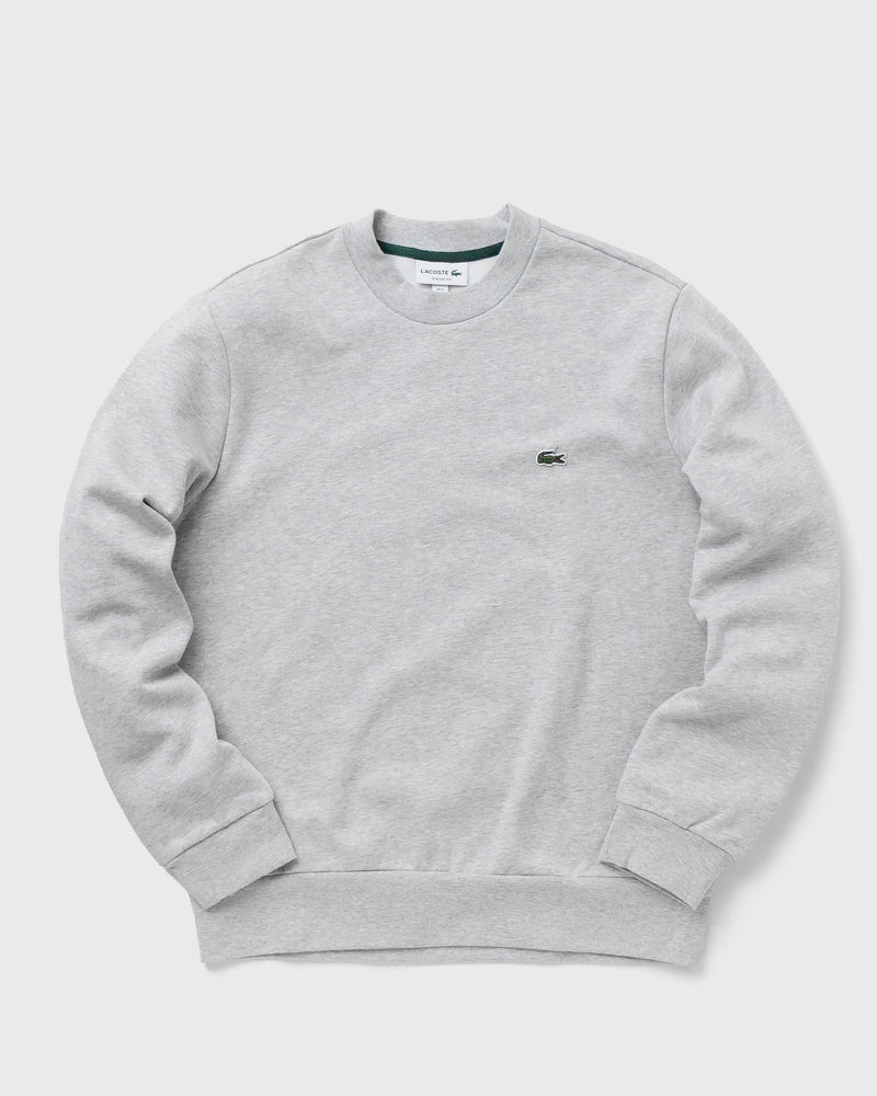 Lacoste Fleece Crew Neck Sweatshirt Grey