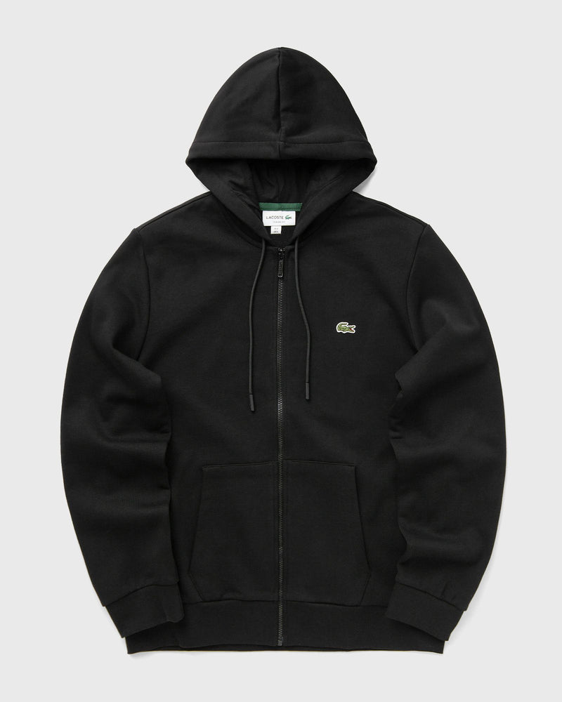 Lacoste Zip-Up Fleece Hoodie Black
