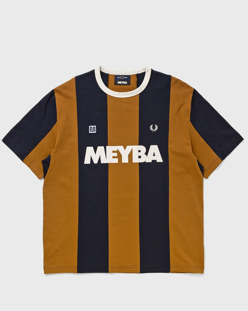 Fred Perry Meyba Cut and Sew T-Shirt Black|brown