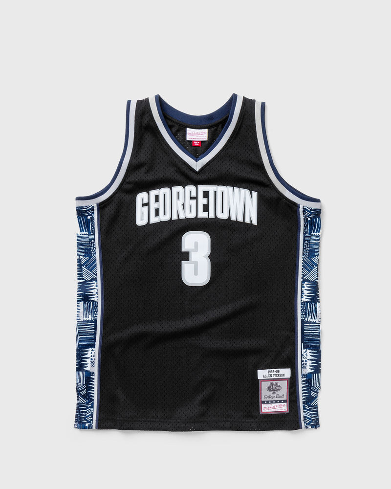 Mitchell & Ness Ncaa Alternate Swingman Jersey Georgetown University 1995 Allen Iverson #3 Black