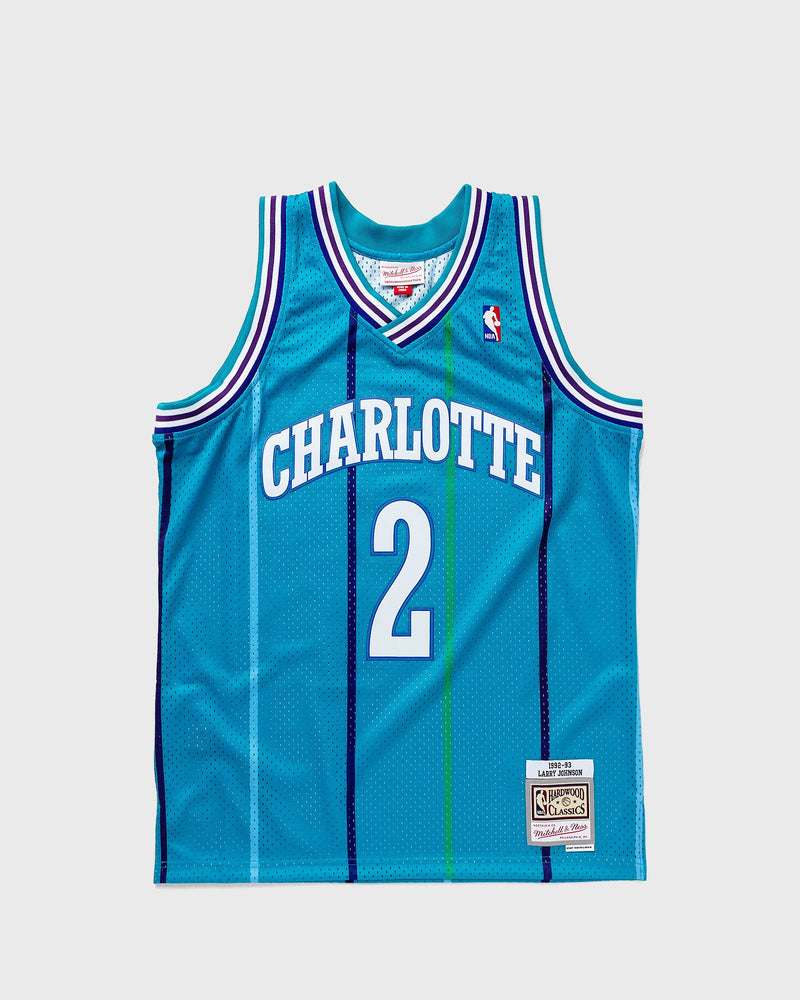 Mitchell & Ness NBA Swingman Jersey Charlotte Hornets Road 1992-93 Larry Johnson #2 Blue
