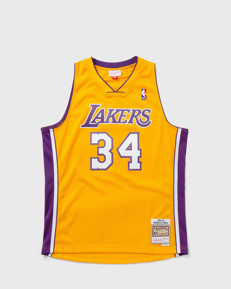 Mitchell & Ness NBA Swingman Jersey Los Angeles Lakers Home 1999-00 Shaquille O\'Neal #34 Yellow