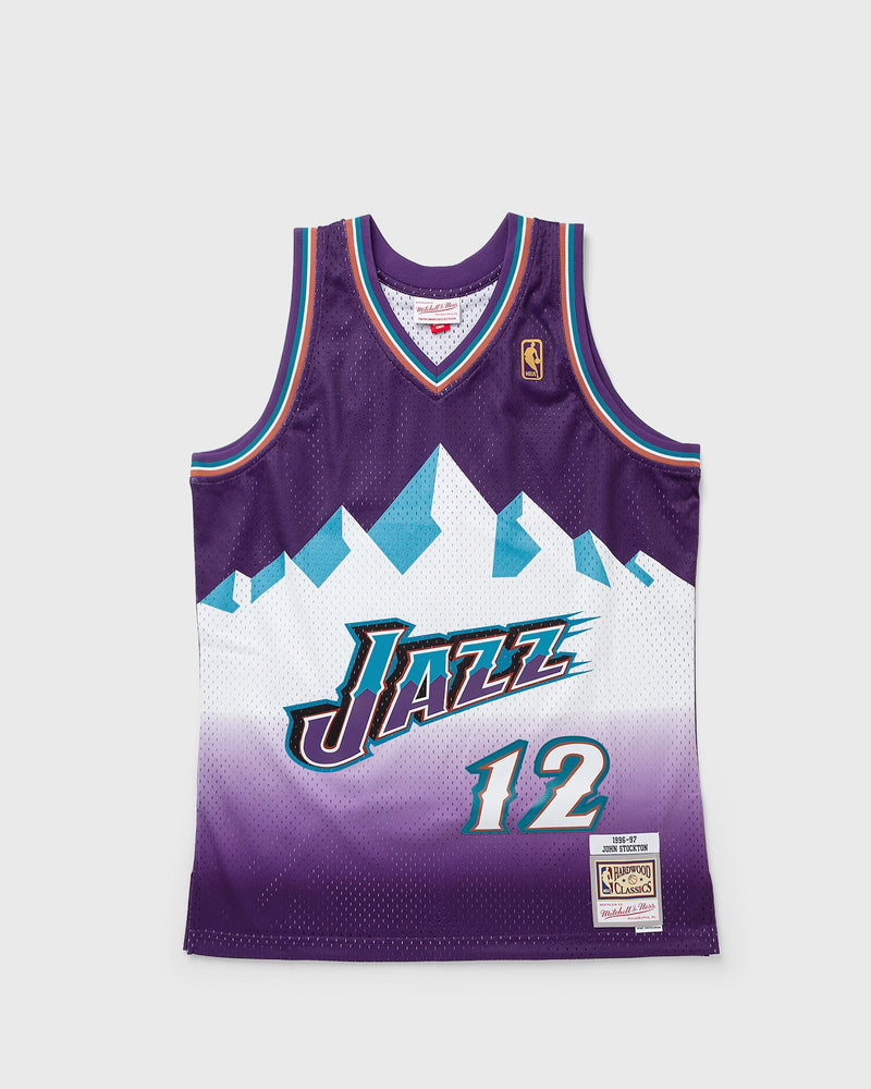 Mitchell & Ness NBA Swingman Jersey Utah Jazz Road 1996-97 John Stockton #12 Purple