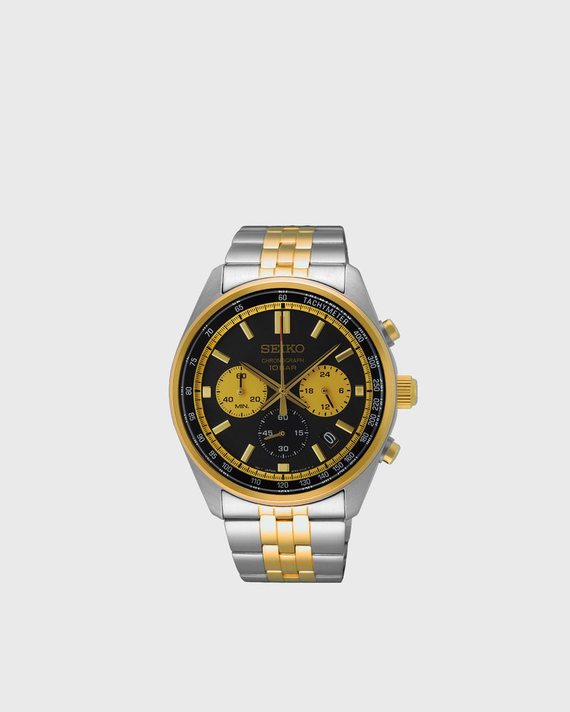 Seiko Chronograph Zb Schwarz Multi
