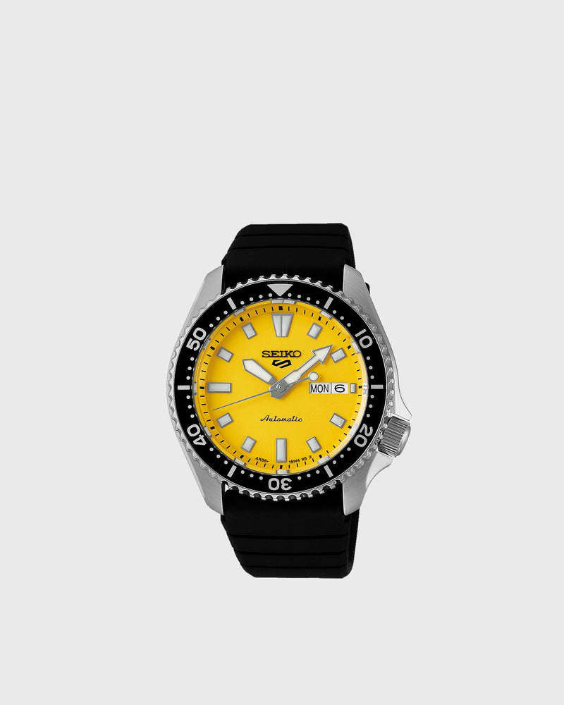 Seiko 5 Sports Black|yellow