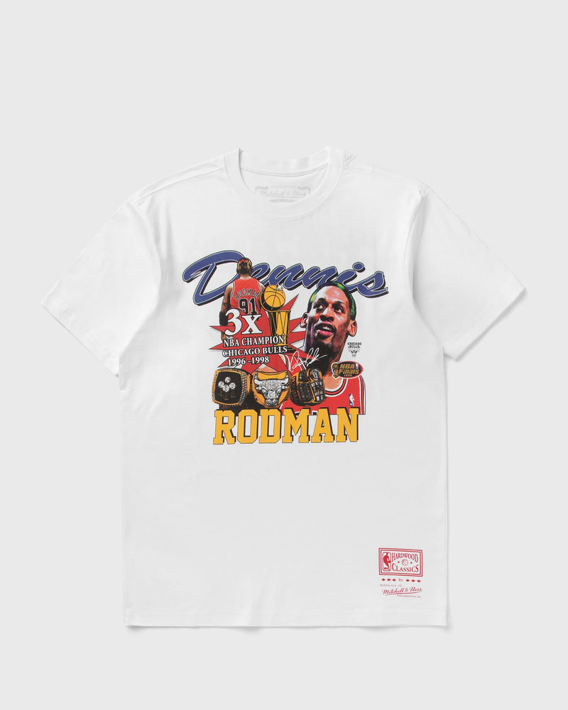 Mitchell & Ness NBA Rings Tee Chicago Bulls Dennis Rodman White
