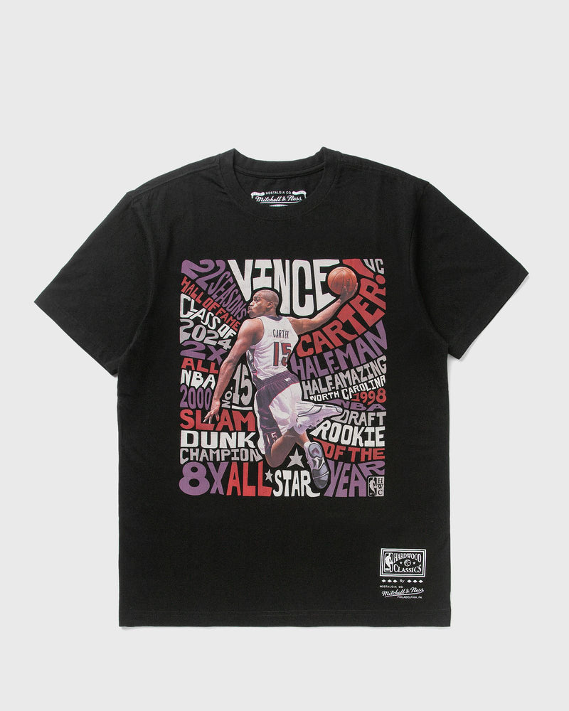 Mitchell & Ness NBA Player Abstract Tee Toronto Raptors Vince Carter Black
