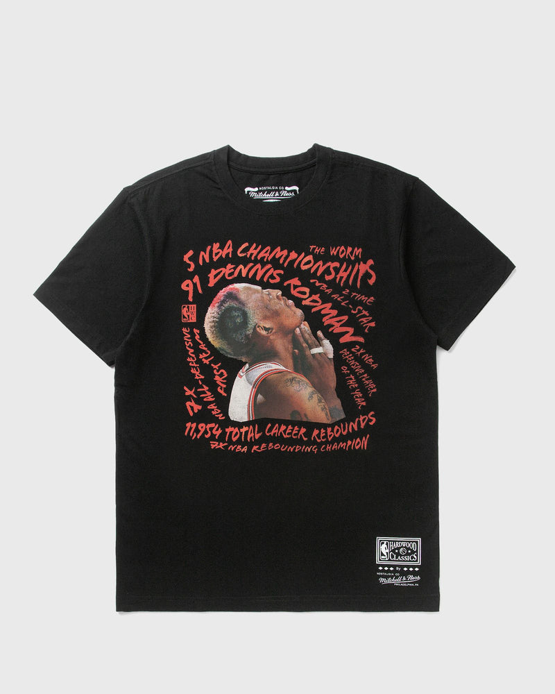 Mitchell & Ness NBA Player Abstract Tee Chicago Bulls Dennis Rodman Black
