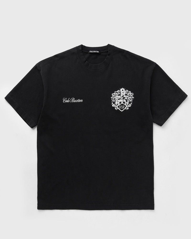 Cole Buxton Collegiate Crest Tee Black