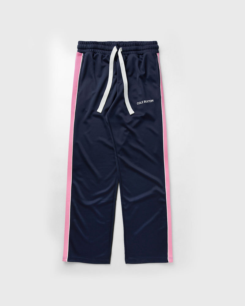 Cole Buxton Contrast Tape Track Pant Blue