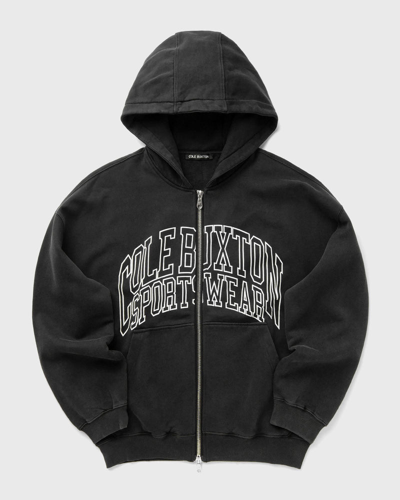 Cole Buxton Sportswear Arc Zipped Hoodie Black
