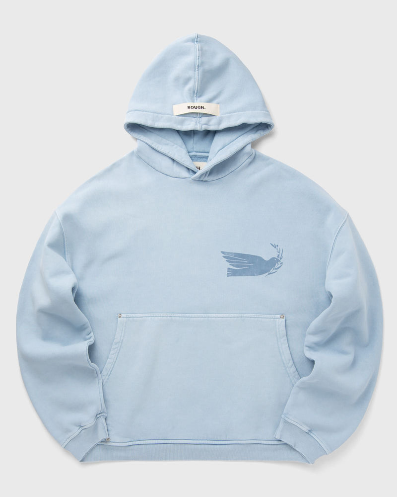 Rough. Bird Hoodie Blue