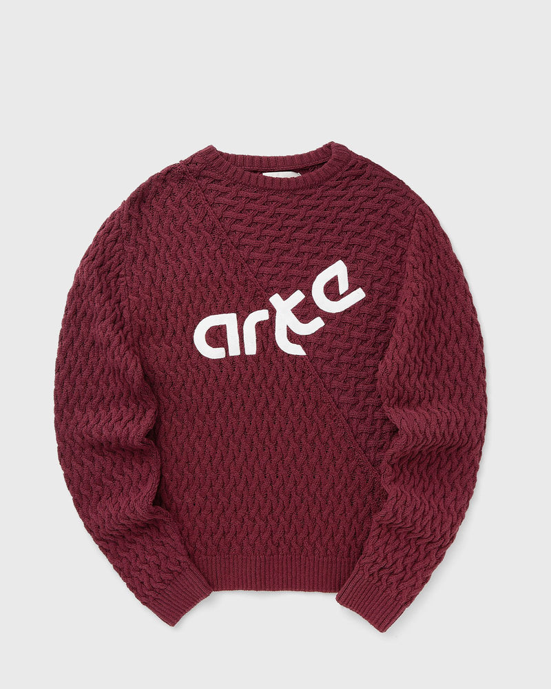 Arte Antwerp Distorted Logo Sweater Red
