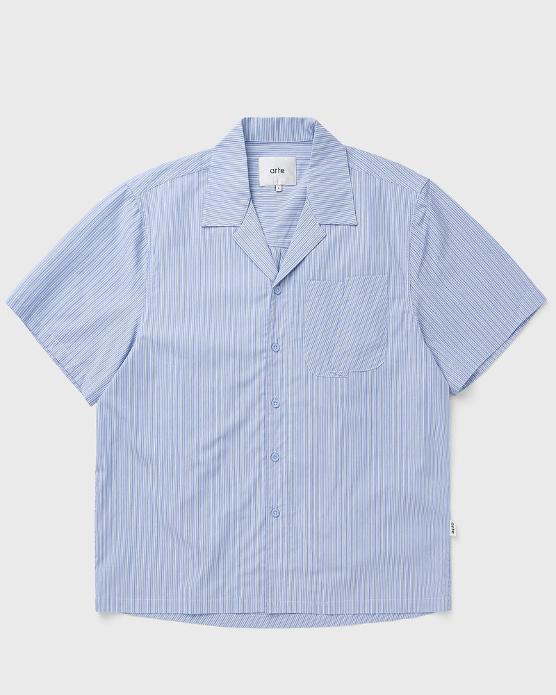 Arte Antwerp Fold Pocket Shirt Blue