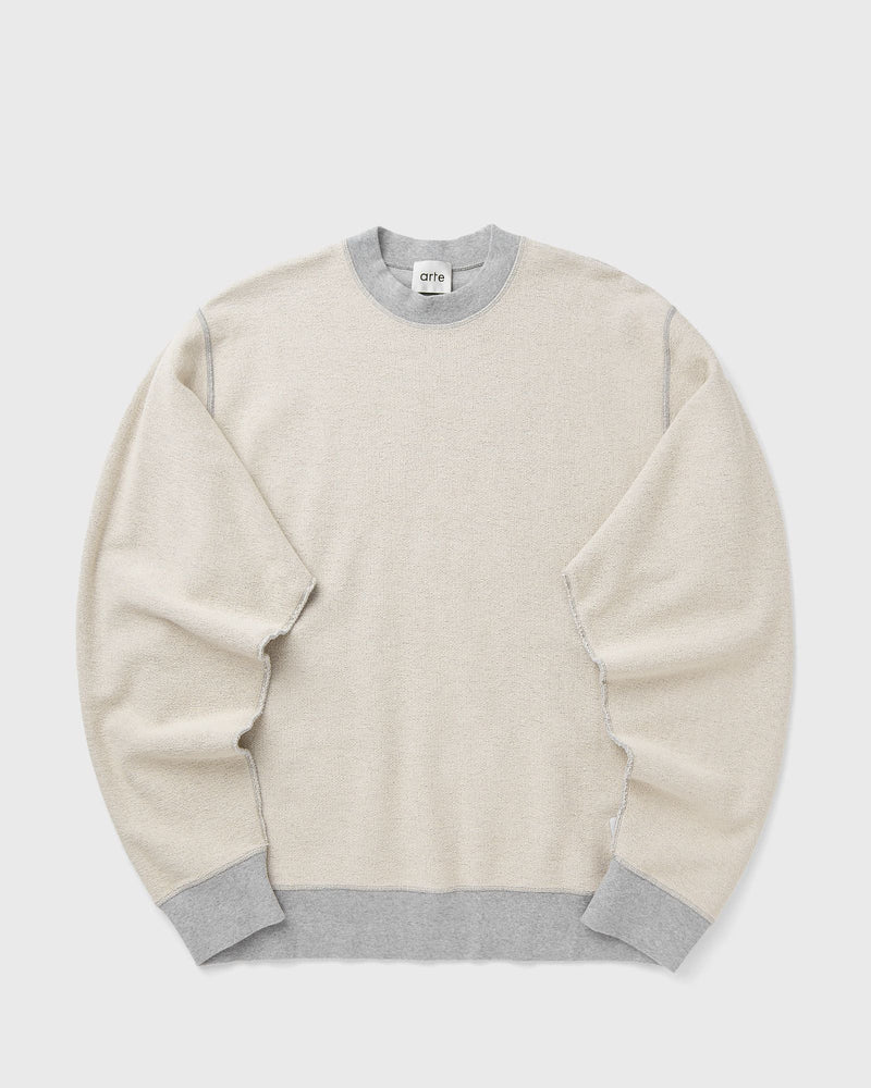 Arte Antwerp Reversible Label Crewneck Grey
