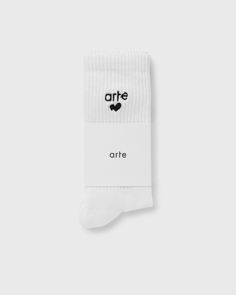 Arte Antwerp Heart Logo Socks White