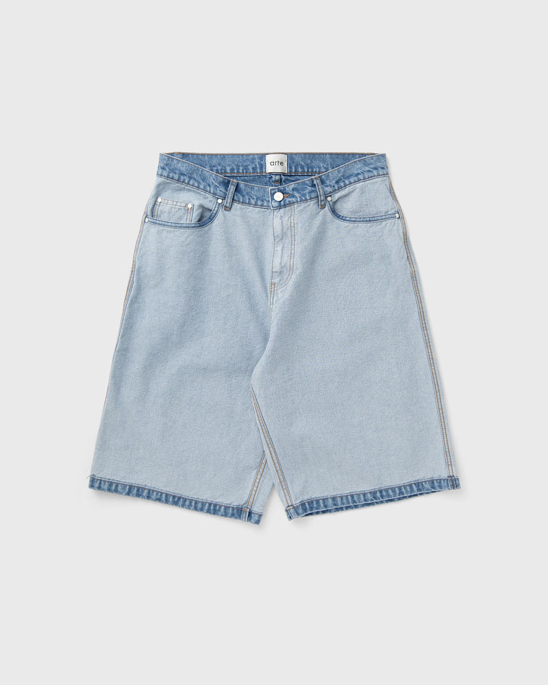 Arte Antwerp Denim Inside/Out Shorts Blue