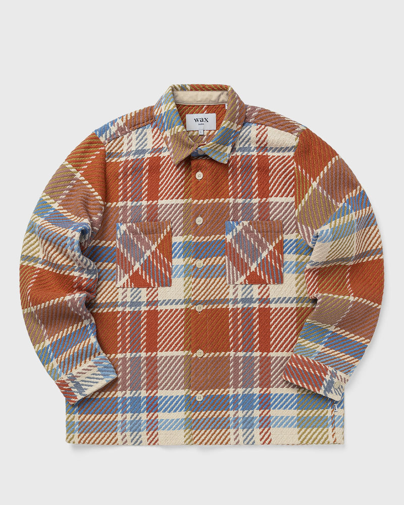 Wax London Whiting Overshirt Bude Check Pastel Multi|red